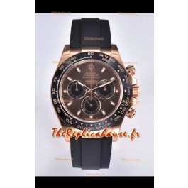 Rolex Cosmograph Daytona M116515 Or rose Mouvement original Cal.4130 - Montre en acier 904L