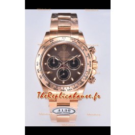 Rolex Cosmograph Daytona M116505-0013 Or Rose Mouvement original Cal.4130 - Montre Acier 904L