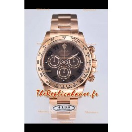 Montre Rolex Cosmograph Daytona M116505-0011 Or Rose Mouvement original Cal.4130 - Acier 904L Traduit avec www.DeepL.com/Translator (version gratuite)
