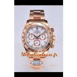 Rolex Cosmograph Daytona M116505-0010 Or Rose Mouvement original Cal.4130 - Acier 904L Montre