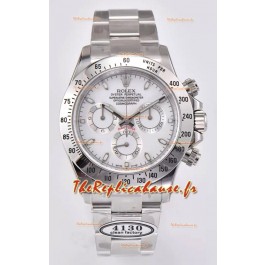 Rolex Cosmograph Daytona M116520-78590 Mouvement original Cal.4130 - 904L Montre en acier