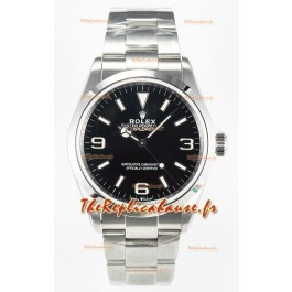Rolex Explorer I Super Clone M124270 Cadran Noir 40MM - Acier 904L avec Mouvement ETA 3230