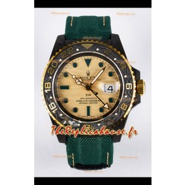 Rolex GMT Masters II Super Clone DiW Edition Réplique montre Suisse Boîtier Carbone Léger 