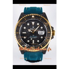 Rolex GMT Masters II Super Clone DiW Edition Réplique Montre suisse légère avec boîtier en carbone 