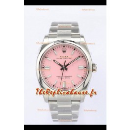 Rolex Oyster Perpetual REF#126000 36MM Swiss Movement Réplique Suisse Cadran rose Acier 904L Miroir 1:1 Montre Réplique