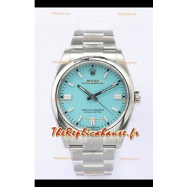 Rolex Oyster Perpetual REF#126000 36MM Mouvement suisse Réplique Suisse Cadran bleu Acier 904L Miroir 1:1 