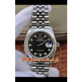 Montre Rolex Datejust 36MM Mouvement ETA-3135 Réplique Suisse en acier 904L avec cadran bleu marine 