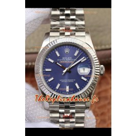 Montre Rolex Datejust 36MM Mouvement ETA-3135 Réplique Suisse en acier 904L avec cadran blanc romain 
