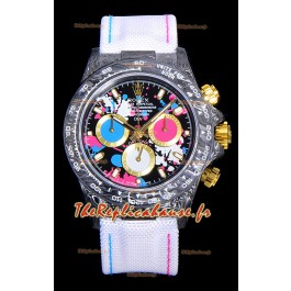 Rolex Daytona DiW Motley Lady Unique Boîtier Carbone Forgé Réplique Suisse