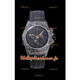 Montre Rolex Daytona DiW Boitier tout noir carbone forgé Réplique miroir 1:1