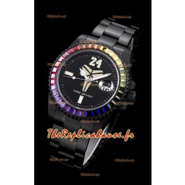Montre Rolex Submariner Suisse Edition Kobe Bryant Réplique Suisse dans un boîtier revêtement PVD