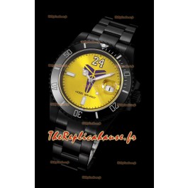 Montre Rolex Submariner Suisse Edition Kobe Bryant Réplique Suisse Montre dans un boîtier avec revêtement PVD