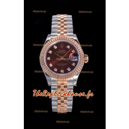 Montre Rolex Datejust Ladies Suisse en boîtier acier 904L - Mouvement suisse ETA Réplique miroir 1:1