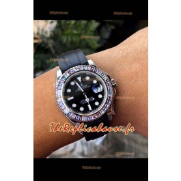 Rolex Yachtmaster 126679 Or blanc Diamants Cal.3235 Montre suisse 1:1 Ultimate en acier 904L