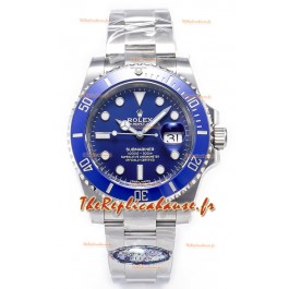 Rolex Submariner Super Clone 40MM Plaqué Or Blanc 116619LB - Réplique montre 1:1 