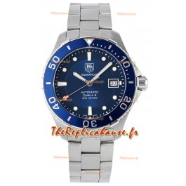 Tag Heuer Aquaracer Calibre 5 Réplique Montre 1:1 Cadran Bleu 904L Acier 41MM