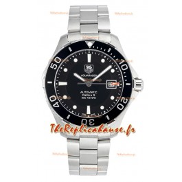 Tag Heuer Aquaracer Calibre 5 Réplique de Montre 1:1 Cadran Noir 904L Acier 41MM