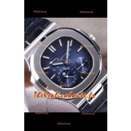 Montre Patek Philippe Nautilus 5712/1A 1:1 Réplique Suisse de qualité avec cadran bleu 