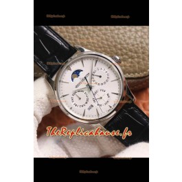 Montre Jaeger LeCoultre Master Ultra-Fine Calendrier Perpétuel Cadran Gris Réplique Suisse 