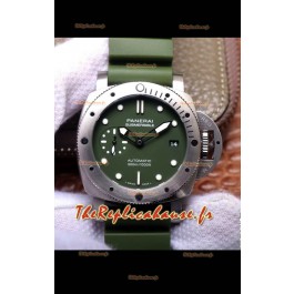Montre Panerai Luminor Submersible Verte Militaire PAM1055 Réplique Suisse 42MM