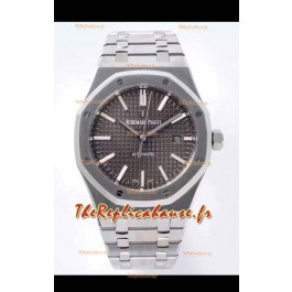 Montre Audemars Piguet Royal Oak 41MM Cadran Gris Acier 904L Mouvement CALIBRE 4302 Miroir 1:1 Réplique
