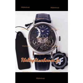Montre Breguet Tradition 7057BR/R9/9W6 Boîtier acier Double Tourbillon Réplique Suisse