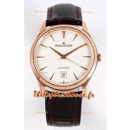 Montre Jaeger LeCoultre Master Ultra Thin Rose Gold Swiss 1:1 Mirror Réplique Suisse