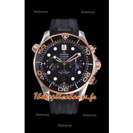Montre Omega Seamaster Co-Axial Master Chronomètre Chronographe Or rose 44MM 1:1 Réplique Miroir