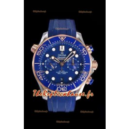 Montre Omega Seamaster Co-Axial Master Chronometer Chronograph Or Rose 44MM 1:1 Réplique Miroir
