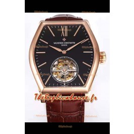 Montre Vacheron Constantin Malte Tourbillon 1:1 Qualité Miroir Or Rose Réplique Suisse 