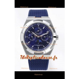 Montre Réplique Vacheron Constantin Overseas Perpetual Calendar Ultra-Fin Cadran Bleu Boîtier Acier