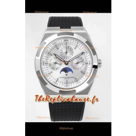 Montre Vacheron Constantin Overseas Perpetual Calendar Ultra-fin Cadran Acier Boîtier Acier Réplique