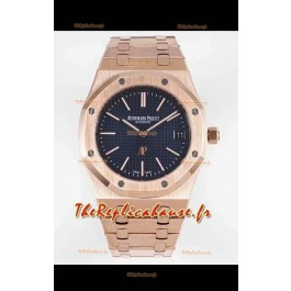 Montre Audemars Piguet Royal Jumbo Oak Extra fine Réplique Suisse Or Rose - 1:1 Miroir Montre Réplique