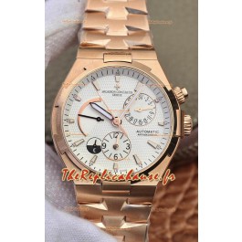 Montre Vacheron Constantin Overseas Power Reserve Réplique Suisse avec boîtier en or rose