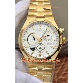 Montre Vacheron Constantin Overseas Power Reserve Réplique Suisse avec boîtier en or jaune