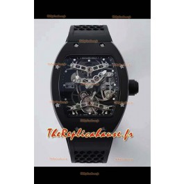 Montre Richard Mille RM027 avec Mouvement Tourbillon Véritable Réplique suisse Montre Miroir 1:1
