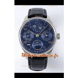 IWC Portugaise Calendrier Perpétuel Réplique Suisse en acier inoxydable REF. IW503401