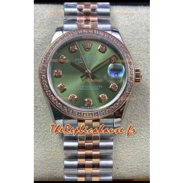 Rolex Datejust 278383 31MM Réplique Suisse en acier 904L avec cadran vert - Réplique Miroir 1:1