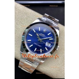 Rolex Datejust 126300 41MM Cal.3135 Réplique Suisse 1:1 Miroir Montre en 904L Cadran Bleu