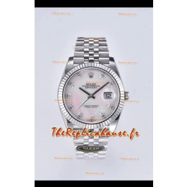 Rolex Datejust 126334 41MM ETA 3235 Réplique Suisse 1:1 Miroir Montre en acier 904L - Cadran perle