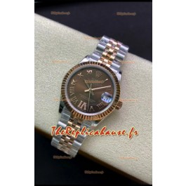 Rolex Datejust 278271 31MM Réplique Suisse en acier 904L avec cadran marron - Réplique Miroir 1:1