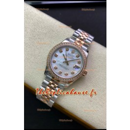 Rolex Datejust 278381 31MM Réplique Suisse en Acier 904L Or Rose Bicolore - Réplique Miroir 1:1