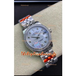 Rolex Datejust 278384 31MM Réplique Suisse en acier 904L avec cadran nacré - Réplique miroir 1:1