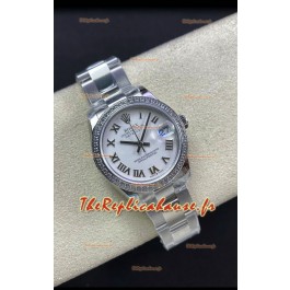 Rolex Datejust 278384 31MM Réplique Suisse en acier 904L avec cadran blanc - Réplique Miroir 1:1