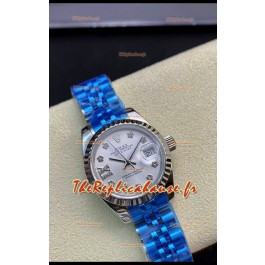 Rolex Datejust 179174 28MM Réplique Suisse en acier 904L avec cadran blanc - Réplique Miroir 1:1