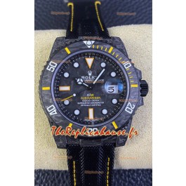 Réplique Suisse de la montre Rolex Submariner DiW Carbon Fiber Edition - Réplique Miroir 1:1