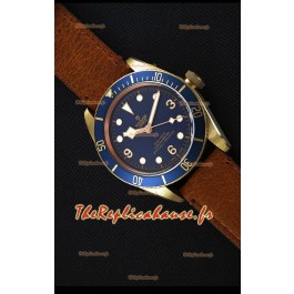 Montre Tudor Heritage Bronze Black Bay Blue Bucherer Suisse Édition Limitée Répliquée à l’identique 1:1