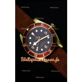 Replica Suisse Tudor Heritage Bay en Bronze 1:1 Edition Replica Miroir avec Deux Bracelets