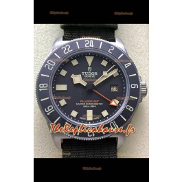 Tudor Pelagos FXD GMT Boîtier Titane Cadran Noir sur Bracelet Nato Vert Réplique Montre Suisse