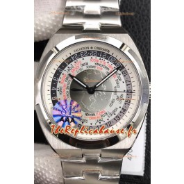 Vacheron Constantin Overseas World Time Edition Cadran Blanc Réplique Montre Suisse 